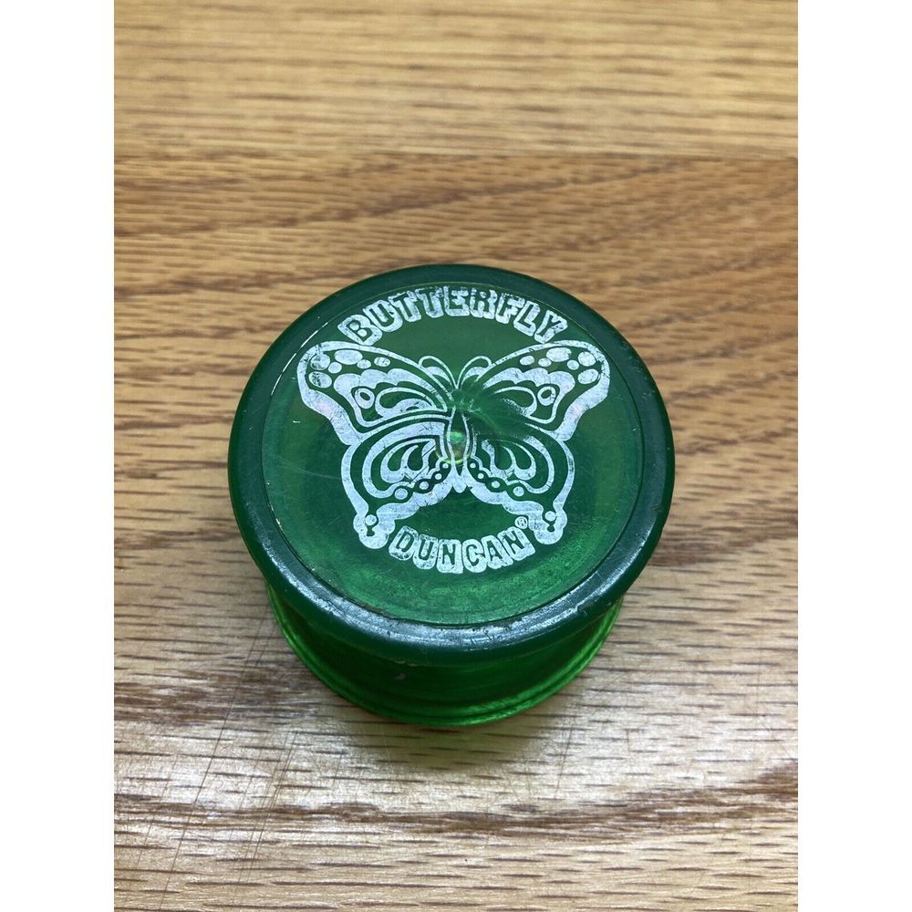 Vintage Duncan Butterfly Green Yo-Yo‎ Made In USA